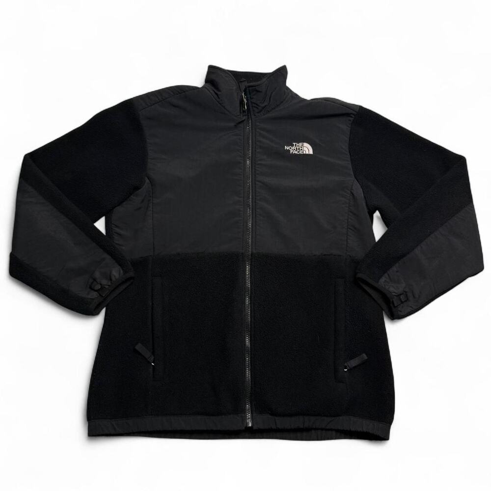 The North Face Girls XL Fits XS Women Black Fleece Jacket Full Zip Winter Cold